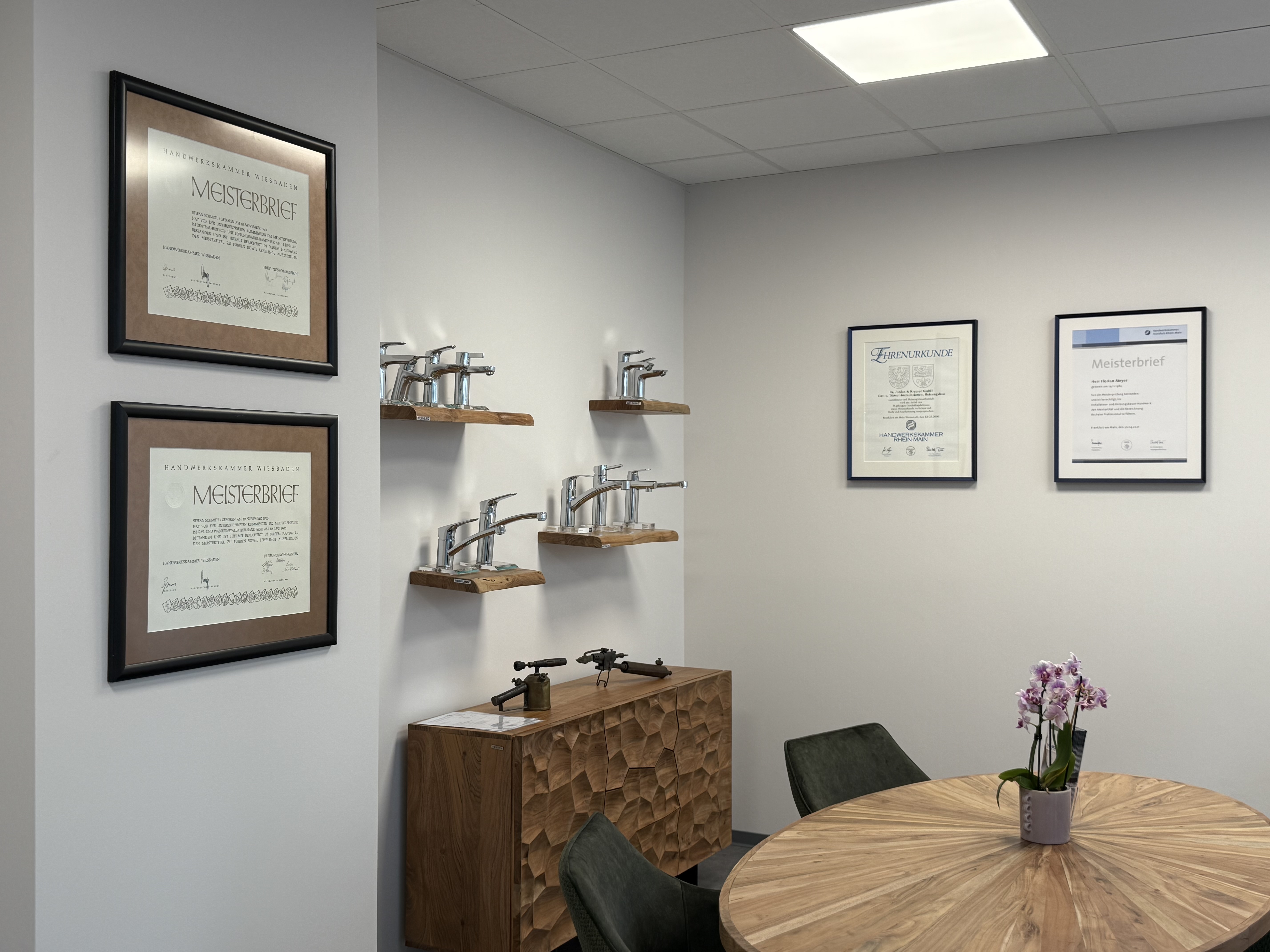 Raum für Kundengespräche und Meetings 